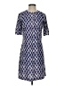 Sara Campbell Argyle Blue Casual Dress Size S - photo 1