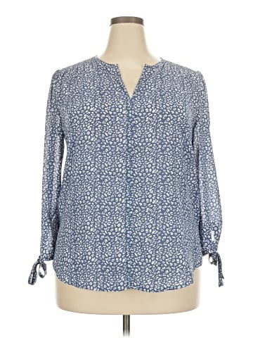 Monday Fun Long Sleeve Blouse (view 1)