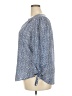 Monday Fun 100% Polyester Blue Long Sleeve Blouse Size XXL - photo 5