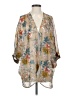 Unbranded 100% Polyester Tan Kimono Size S - photo 1