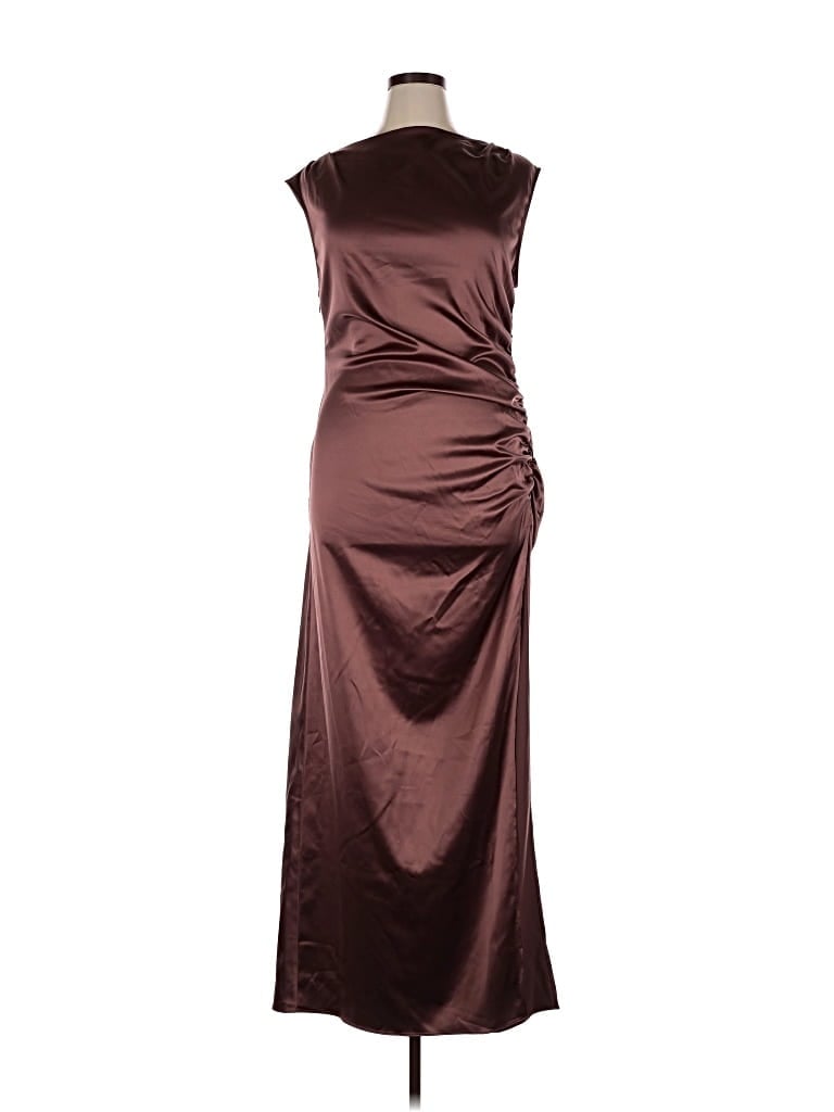 Pre-owned Bhldn Cocktail Dress In Burgundy