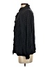 CAbi 100% Rayon Checkered-gingham Black Long Sleeve Button-Down Shirt Size S - photo 5
