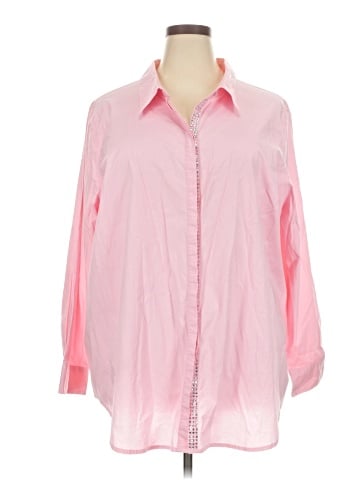 Joan Rivers 3/4 Sleeve Button-Down Shirt (view 1)