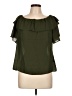 Dorothy Perkins 100% Polyester Green Short Sleeve Blouse Size 12 - photo 1