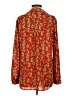 CAbi 100% Polyester Floral Orange 3/4 Sleeve Blouse Size S - photo 2