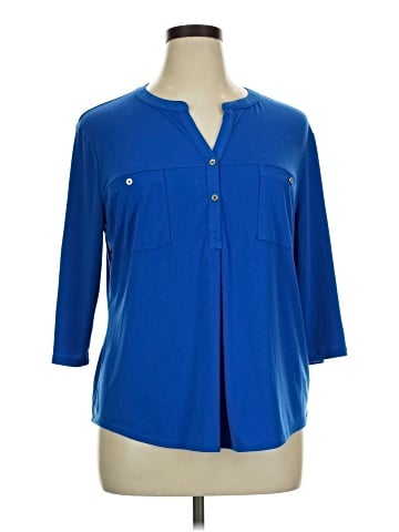 Ellen Tracy 3/4 Sleeve Blouse (view 1)