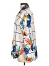 Unbranded Print Ivory Long Sleeve Blouse Size L (estimated) - photo 5