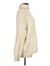 Andrea Jovine Ivory Turtleneck Sweater Size M - photo 4