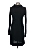 Mark Solid Black Casual Dress Size S - photo 2
