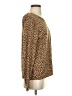 Unbranded 100% Cotton Animal Print Brown Tan Pullover Sweater Size XS (estimated) - photo 4