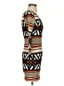 Swoon Graphic Orange Casual Dress Size S - photo 4