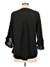 Lillusory 100% Polyester Black 3/4 Sleeve Blouse Size M - photo 2