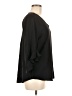 Lillusory 100% Polyester Black 3/4 Sleeve Blouse Size M - photo 4