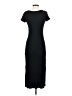 Splendid Solid Black Casual Dress Size S - photo 2