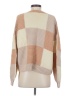 On Twelfth Color Block Tan Pullover Sweater Size S - photo 2