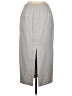 Maggy London 100% Polyester Paisley Silver Formal Skirt Size 6 - photo 2