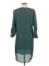 19 Cooper 100% Polyester Chevron-herringbone Teal Casual Dress Size S - photo 2