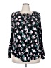 Torrid 100% Rayon Floral Black Long Sleeve Blouse Size 2X Plus (2) - photo 1