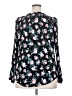 Torrid 100% Rayon Floral Black Long Sleeve Blouse Size 2X Plus (2) - photo 2