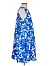 Shein Print Blue Casual Dress Size 4 - photo 4