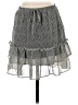 Sienna Sky 100% Polyester Polka Dots Gray Casual Skirt Size S - photo 1