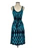 Gap 100% Rayon Print Teal Casual Dress Size S - photo 1