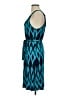 Gap 100% Rayon Print Teal Casual Dress Size S - photo 5