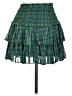 Reset 100% Polyester Paisley Teal Casual Skirt Size L - photo 1