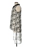 River Island Silver Sleeveless Button-Down Shirt Size 10 - photo 5