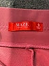 Maze Collection 100% Polyester Solid Burgundy Shorts Size S - photo 3