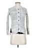 Field Flower 100% Cotton Silver Cardigan Size XS - photo 1