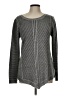 AB Studio 100% Acrylic Chevron-herringbone Gray Pullover Sweater Size L - photo 1