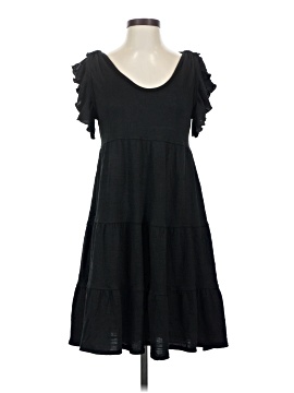 green emerald velvet dress Max Studio Silver Crinkled Empire Waist Dress