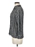 E.K. Designs 100% Polyester Houndstooth Black 3/4 Sleeve Blouse Size M - photo 5