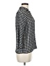 E.K. Designs 100% Polyester Houndstooth Black 3/4 Sleeve Blouse Size M - photo 4