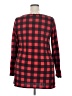 Lilypad Checkered-gingham Red Pullover Sweater Size 2X - photo 2