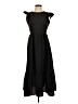 Shein Solid Black Casual Dress Size 4 - photo 1