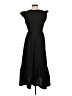 Shein Solid Black Casual Dress Size 4 - photo 2