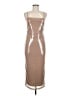 Lulus Metallic Tan Cocktail Dress Size M - photo 1