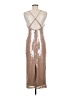 Lulus Metallic Tan Cocktail Dress Size M - photo 2