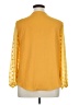 Unbranded 100% Polyester Yellow 3/4 Sleeve Blouse Size XL - photo 2