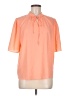 Ann Taylor 100% Polyester Orange Short Sleeve Blouse Size M - photo 1