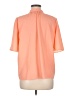 Ann Taylor 100% Polyester Orange Short Sleeve Blouse Size M - photo 2
