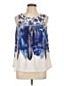Fig and Flower Ivory Sleeveless Blouse Size L - photo 1