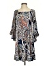 SJS Paisley Blue Casual Dress Size S - photo 1