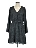 Gap 100% Polyester Polka Dots Gray Casual Dress Size M - photo 1