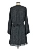 Gap 100% Polyester Polka Dots Gray Casual Dress Size M - photo 2