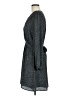 Gap 100% Polyester Polka Dots Gray Casual Dress Size M - photo 5