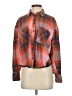 BDG Plaid Orange Long Sleeve Button-Down Shirt Size XS - photo 1