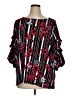 Invece Black 3/4 Sleeve Blouse Size XL - photo 1